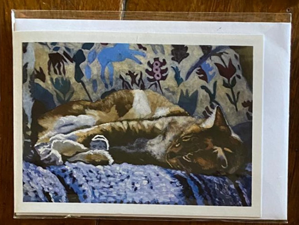 'In the Company of Cats' - Set of 5 Cat Greeting Cards - Image 4